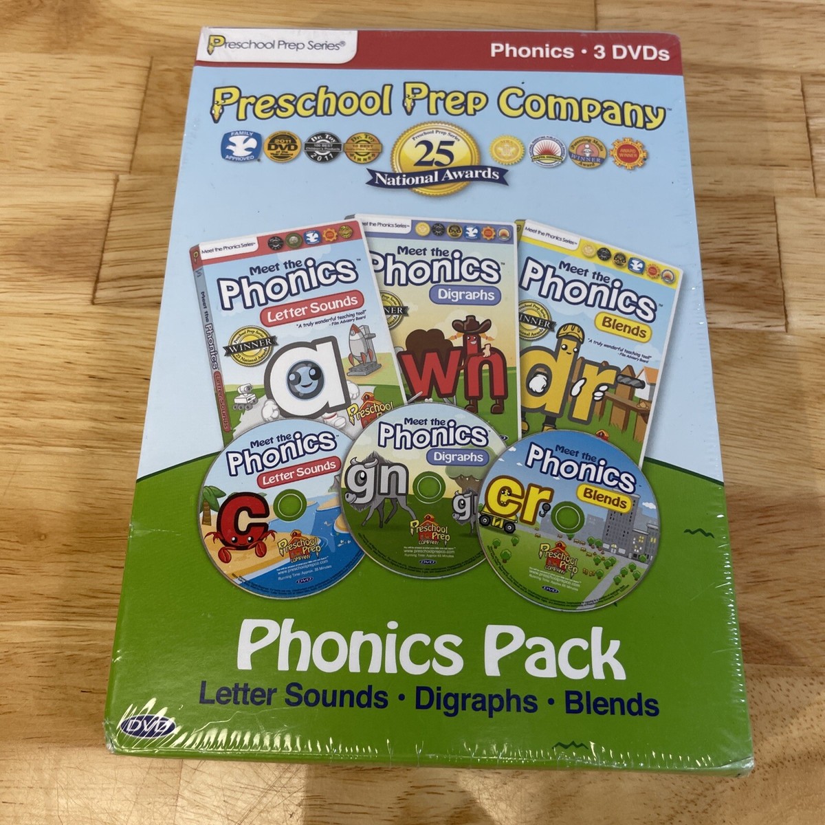 Meet the Phonics Pack Preschool Prep Company 3 DVDs Set - Sealed