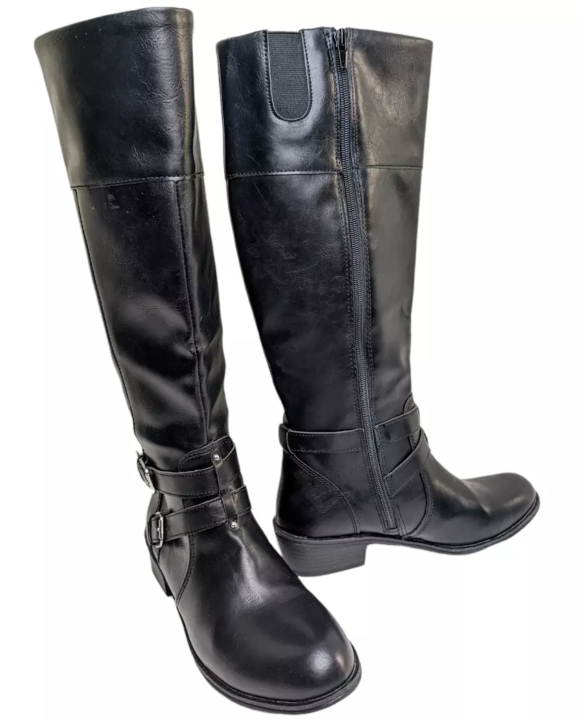memory foam knee high boots