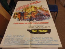 THE TRAIN/ORIG. U.S. ONE SHEET MOVIE POSTER (BURT LANCASTER/J.FRANKENHEIMER) L33