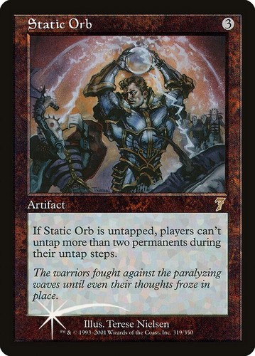 Magic The Gathering 7th Edition Static Orb #319/350 MTG TCG CCG