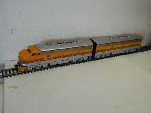 HO,TWO Athearn G1502A DRGW F-9 AB sets, used, but ming, run GREAT, orig box (JC)