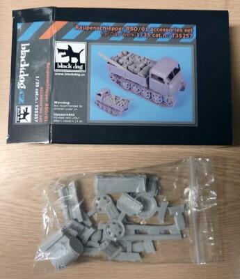 Raupenschlepper RSO/01 accessories set for Das Werk von Blackdog in 1/35