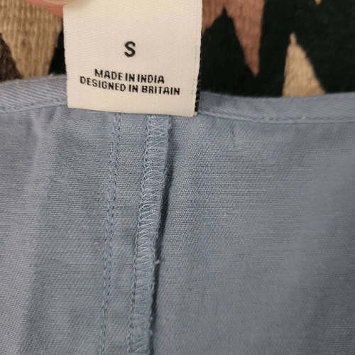 Mono Lucy & Yak JUNI 100 % Algodón Orgánico Talla S Azul Claro Cónico - Imagen 5 de 11