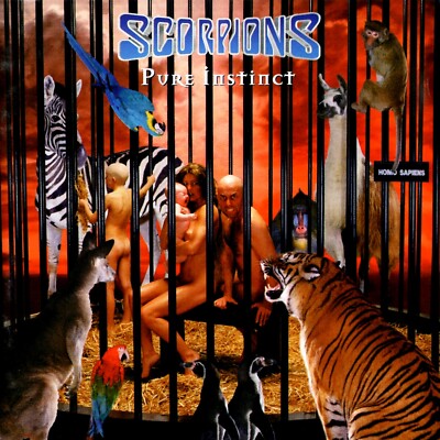 SCORPIONS Pure Instinct BANNER 2x2 Ft Fabric Poster Tapestry Flag album art