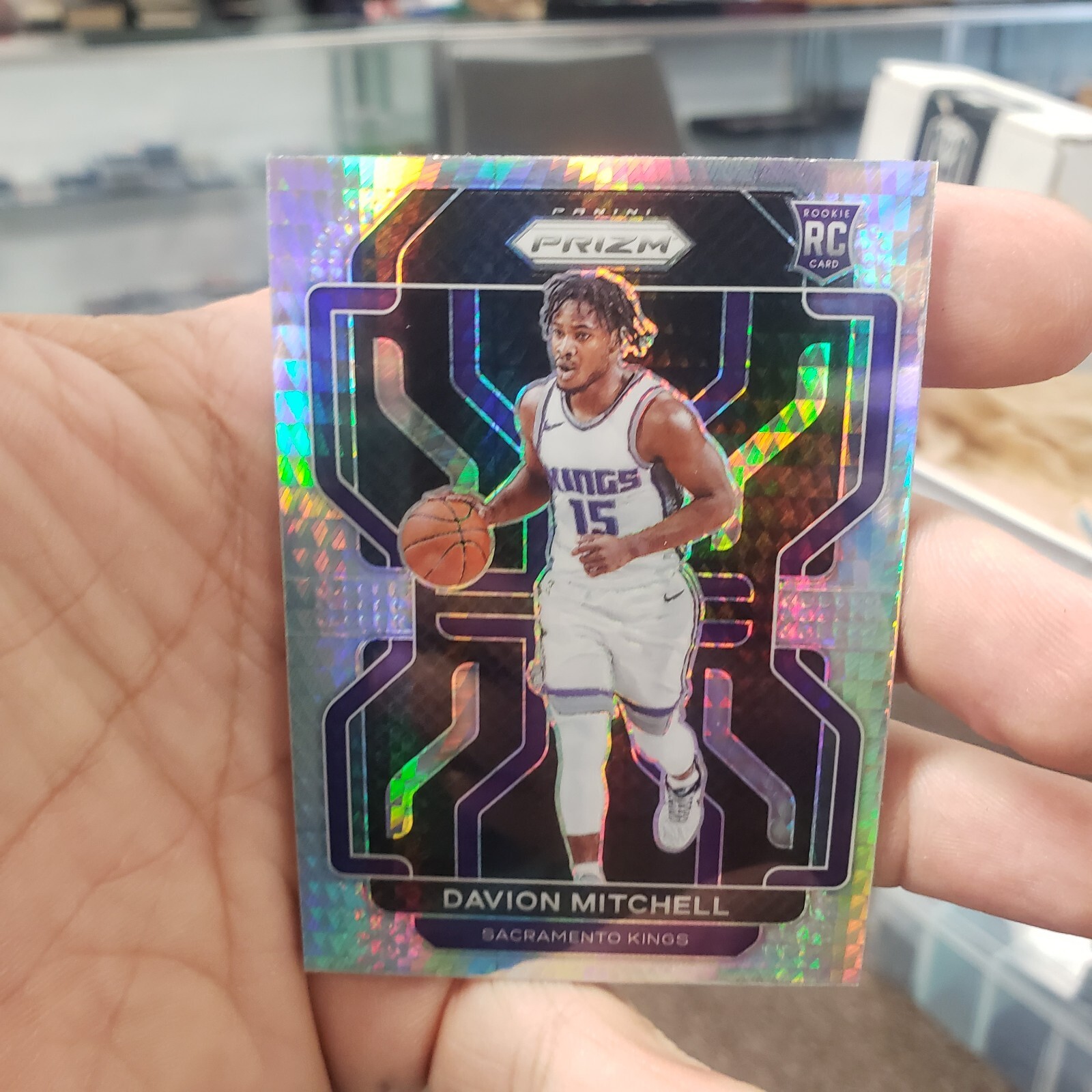 2021-22 Prizm Hyper Prizm Davion Mitchell Rc # 312