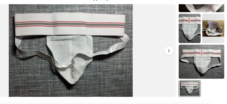 Ropa interior ADAMS VINTAGE AÑOS 90 JOCKSTRAP JOG GIMNASIO NATACIÓN (🍆) Se adapta a 34" 36" 38" 40" Foto 2 de 3