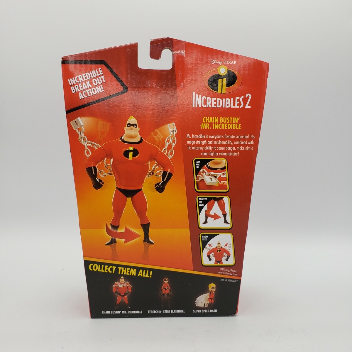 Disney Pixar Mr Incredible 6 Inch Figure Incredibles 2 Kids Toy