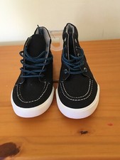 NWT Gymboree Boy High Top Sneakers Shoes Navy Kids Boys Size 2,4