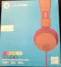 Headphones Kids Wired JLab Audio JBuddies Studio Kids Over-Ear  New
