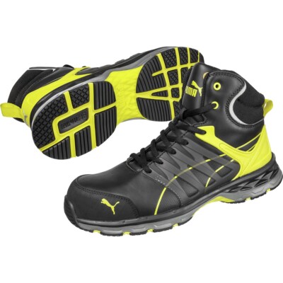 PUMA Sicherheit Stiefel VELOCITY 2.0 YELLOW MID Wasserfest Zehenkappe Schuhe S3