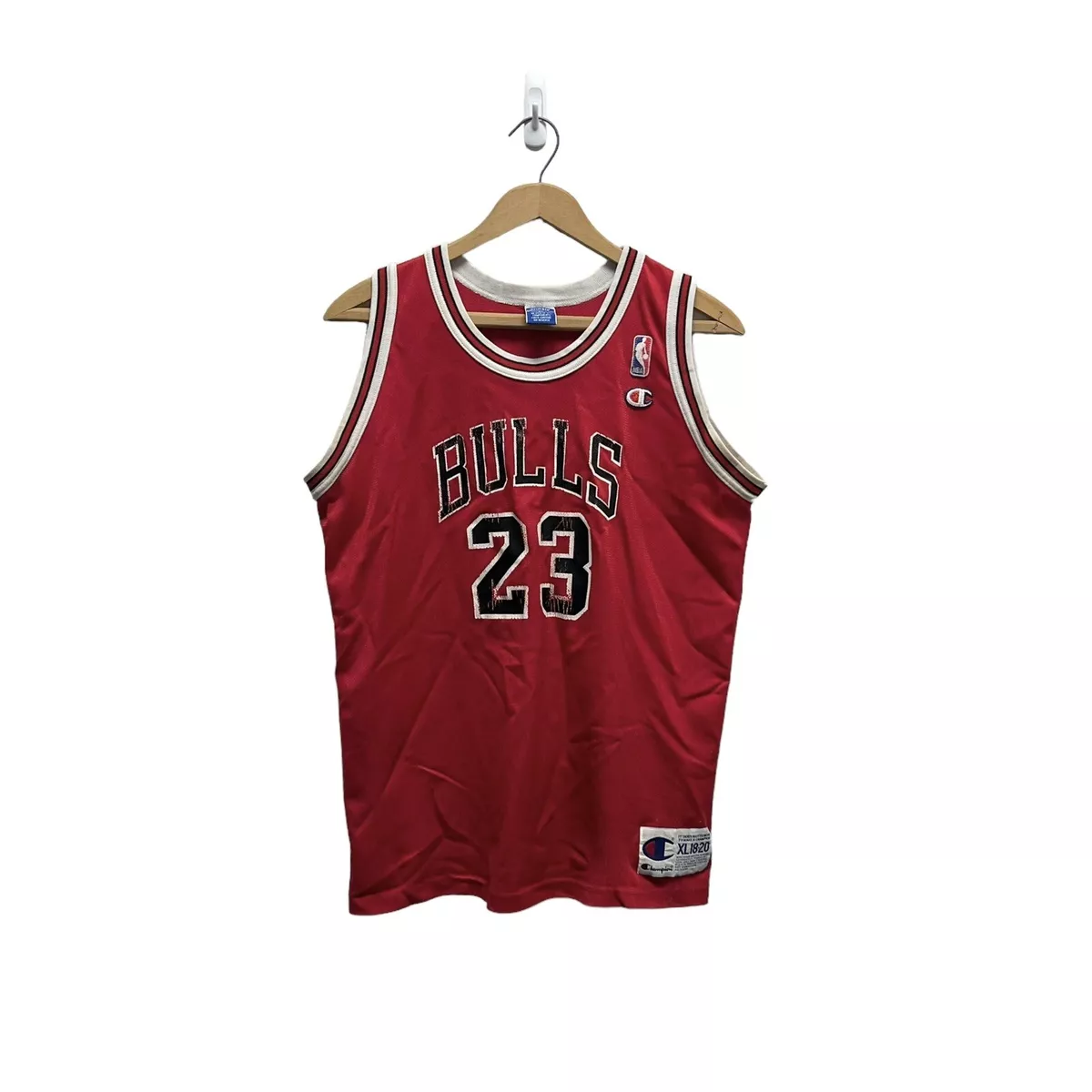 Champion NBA Chicago Bulls Michael Jordan #23 Jersey Shirt Tank Top Size40