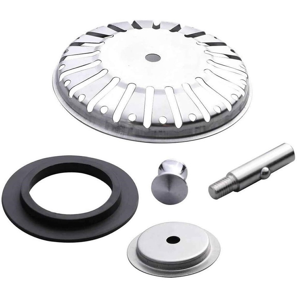 Convenient Drain Stopper for Kitchen and Bathroom Sink with Rubber Seal