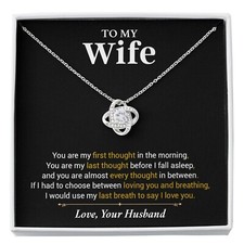 To My Wife Necklace, Christmas Gift For Wife, Christmas Gifts For Her, Wife Gift