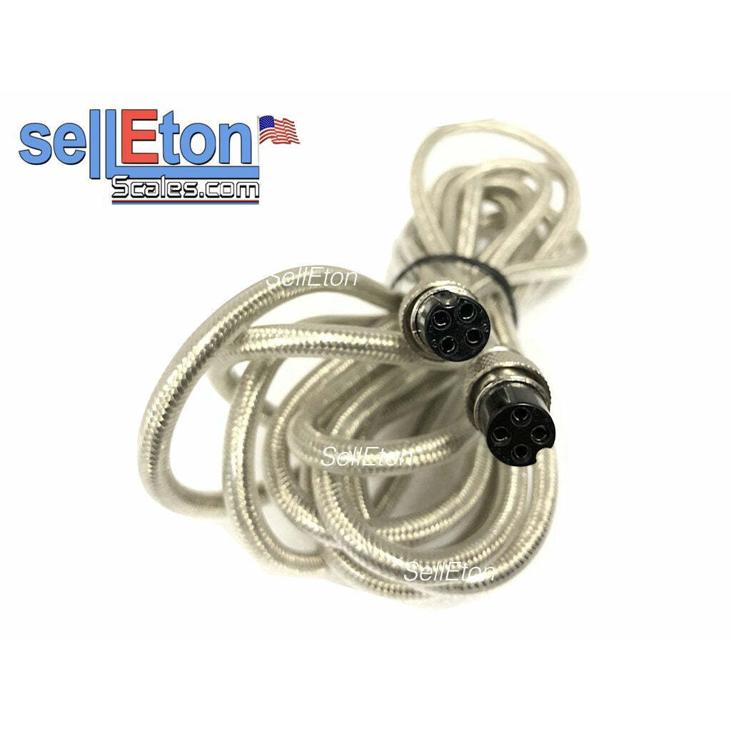 15' Scale Cable with Connectors for Indicator (4+4 Regular with Stainless Steel)