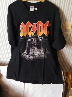 Tshirt ACDC  Hells Bells  XXL  schwarz  Gildan Ohne OVP  k3/01