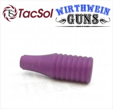 EntirelyCrimson Ribbed Charging Handle for TacSol X-Ring Matte Purple