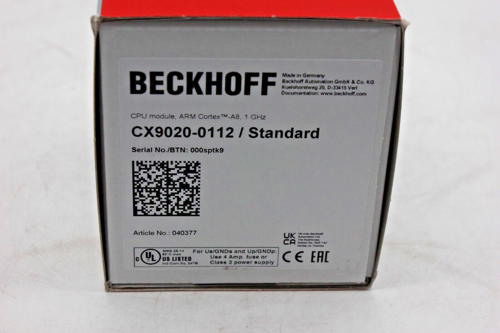 CX9020-0112 module CX9020-0112