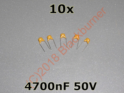 472p 5, 10, 20 Stck. 4700 pF/ 4,7 nF 50V DIP Keramik Kondensator 472p 5, 10, 20 Stck. 4700 pF/ 4,7 nF 50V DIP Keramik Kondensator