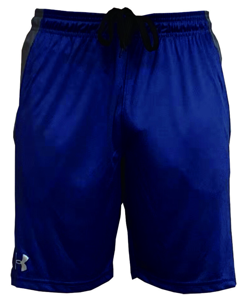 Mens Under Armour Two Tone Athletic Gym Muscle Basketball Shorts Royal Blue  L