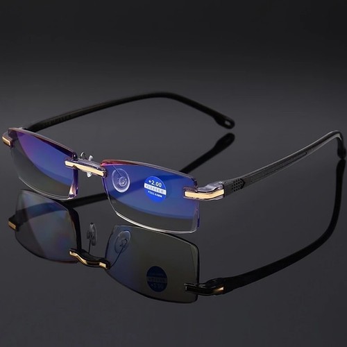 Reading Glasses Rimless Blue Light Blocking Computer Reading Eyeglasses Ruemt - Picture 24 of 24