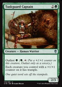 Tuskguard Captain x4 - Commander 2016 - NM-Mint, English - Commander 2016