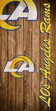 Rams cornhole board vinyl wraps