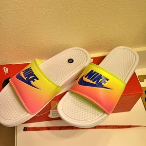 women's nike tie dye slides
