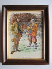 H & R Johnson Frank Reynolds (Punch) Cartoon Golfing Tile - FUNNY GAME, GOLF