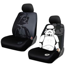 New Disney Star Wars Storm Trooper Darth Vader Car Truck 2 Front Seat Covers Set New Disney Star Wars Storm Trooper Darth Vader Car Truck 2 Front Seat Covers Set