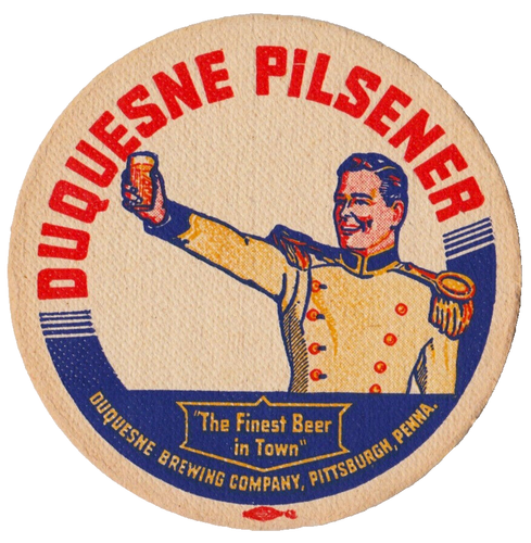 Duquesne Brewing Co Bierdeckel Pittsburgh PA