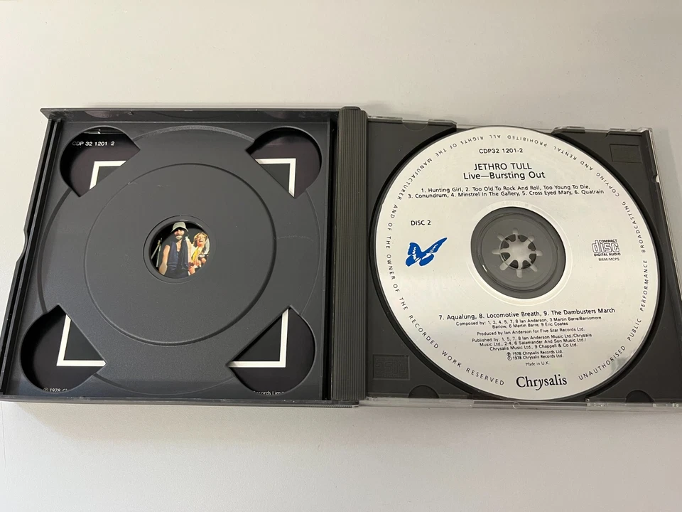 Jethro Tull – Live - Bursting Out - 2 CD´s © 1989 - Bild 3 von 4