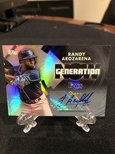 2022 Topps Randy Arozarena Auto #10/10 Generation Now Insert!! 2021 AL ROY 🔥🔥