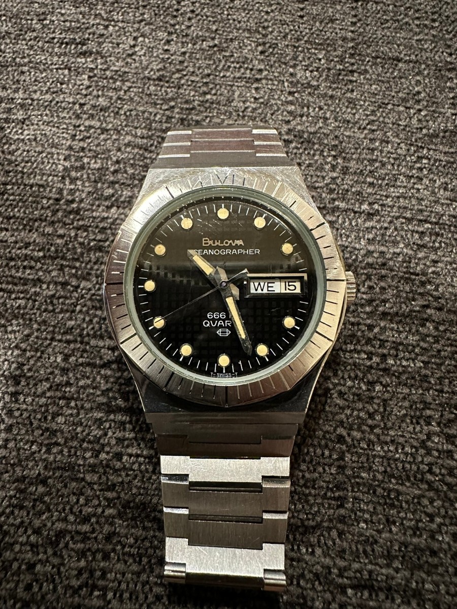 1978 Bulova Oceanographer 666 Quartz + parts | eBay