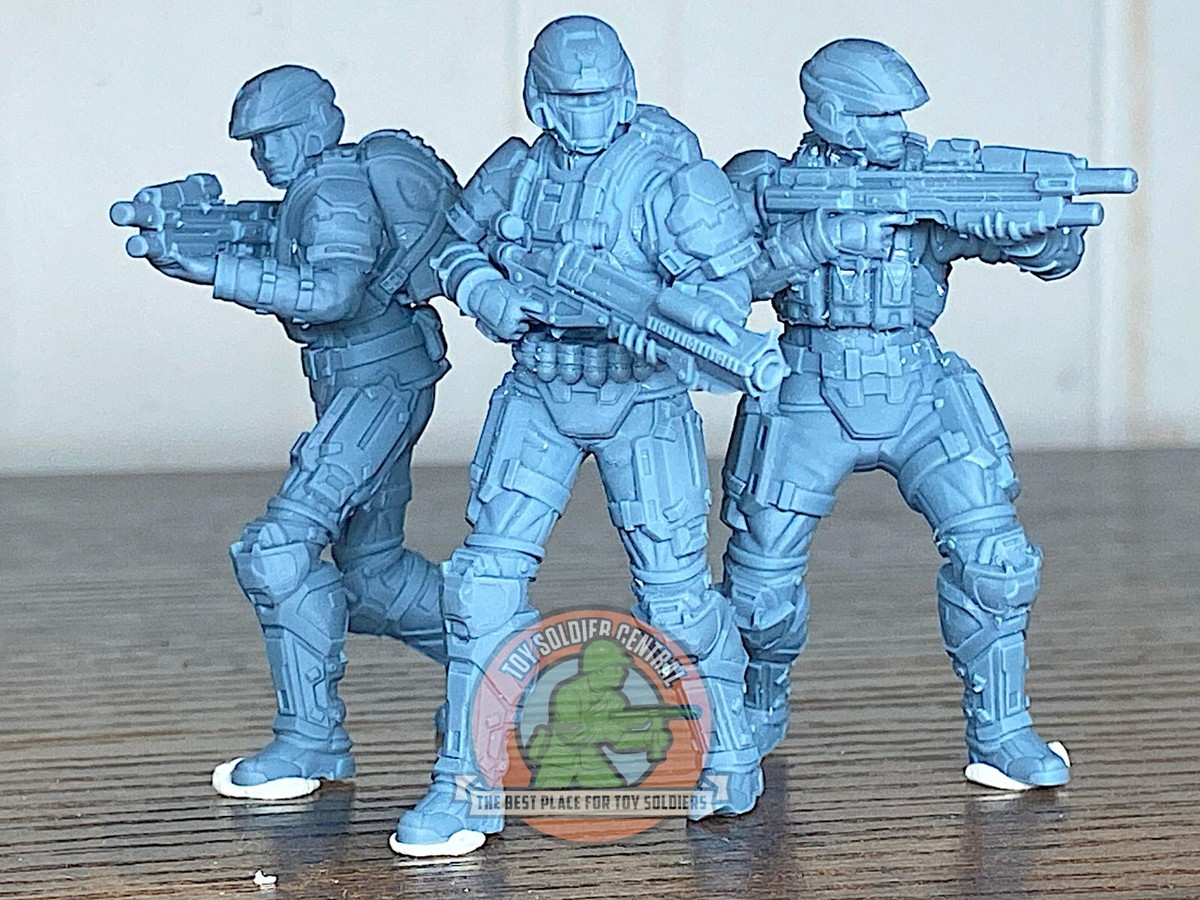 Halo Toy Soldiers - Reach Army Trooper 54mm (1:32 Scale)- 10