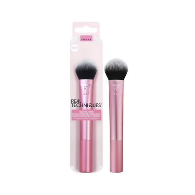 Tapered Cheek Makeup Brush, for Blush, Highlighter, Loose, or Pressed Powder, Bl
