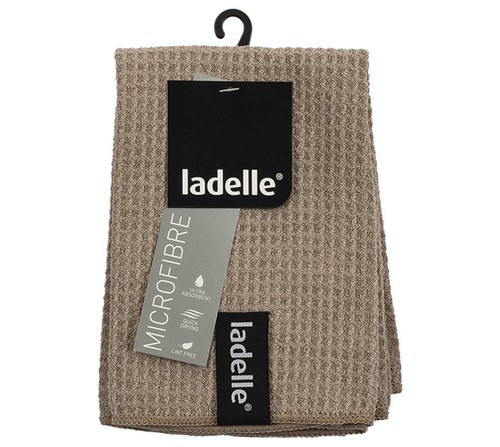 3 Pack Microfibre Dish Cloths by Ladelle. 35x35cm. Black / Charcoal Or Stone - Picture 6 of 7