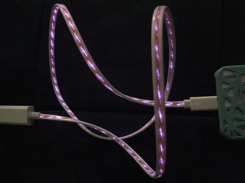iPhone 14/13/12/11 X/8/7/ Light-Up USB Charger Cable w/ Flowing LED Light - Picture 14 of 28