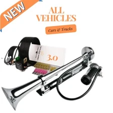 Moto Horn 3.0 Super Loud 🌟All Vehicles Cars & Trucks Chrome