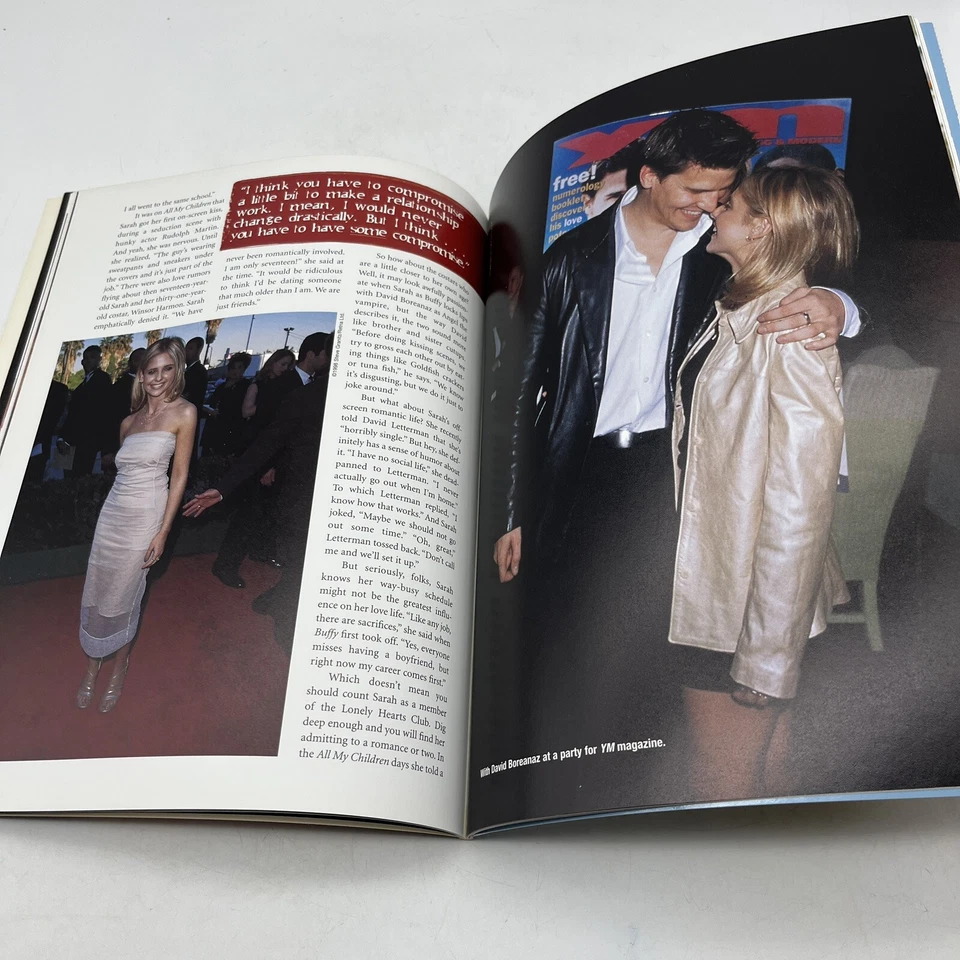 Sarah Michelle Gellar (SCENE!) By Jennifer Baker First Aladdin Paperbacks 1998 - Image 4 of 4