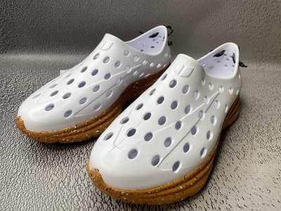 Kane Revive Schuhe Unisex weiß karamell belüftet Gummi Turnschuhe US M 12