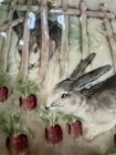 Antique Majolica Rabbit Plates Choisy le Roi France (as is) — photo 8