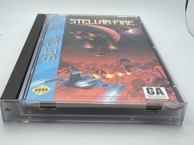 Stellar-Fire (Sega CD, 1993) - CIB Complete w/Manual, Reg, Case, Foam - Tested