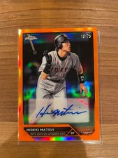 [Limited to 25 pieces] Hideki Matsui Autograph Topps Chrome 18/25