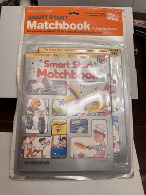 VTech Smart Start Matchbook Activity Books 04 & 05 Vintage 1987 Sealed Shopko