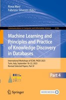 Machine Learning And Principles And Practice Of Knowledge Discovery In Databases