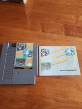 Super Mario Bros Duck Hunt World Class Track Meet NES Game w/Book 