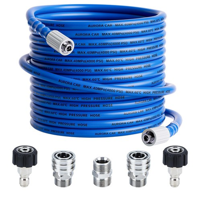 #ad Pressure Washer Hose 50 FT x 1 4quot;，Kink Resistant Power Washer Hose with M $41.91