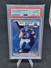 2020 Panini mosaic Cole Kmet Rookie #273 PSA 10