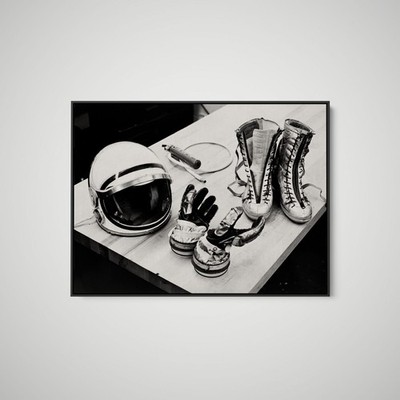 NASA - Some of the Mercury Suit Components Including Gloves, Boots and Helmet