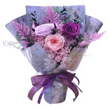 Preserved Roses Bouquets,Flowers for Delivery, Eteranl Bouquets Purple Rose